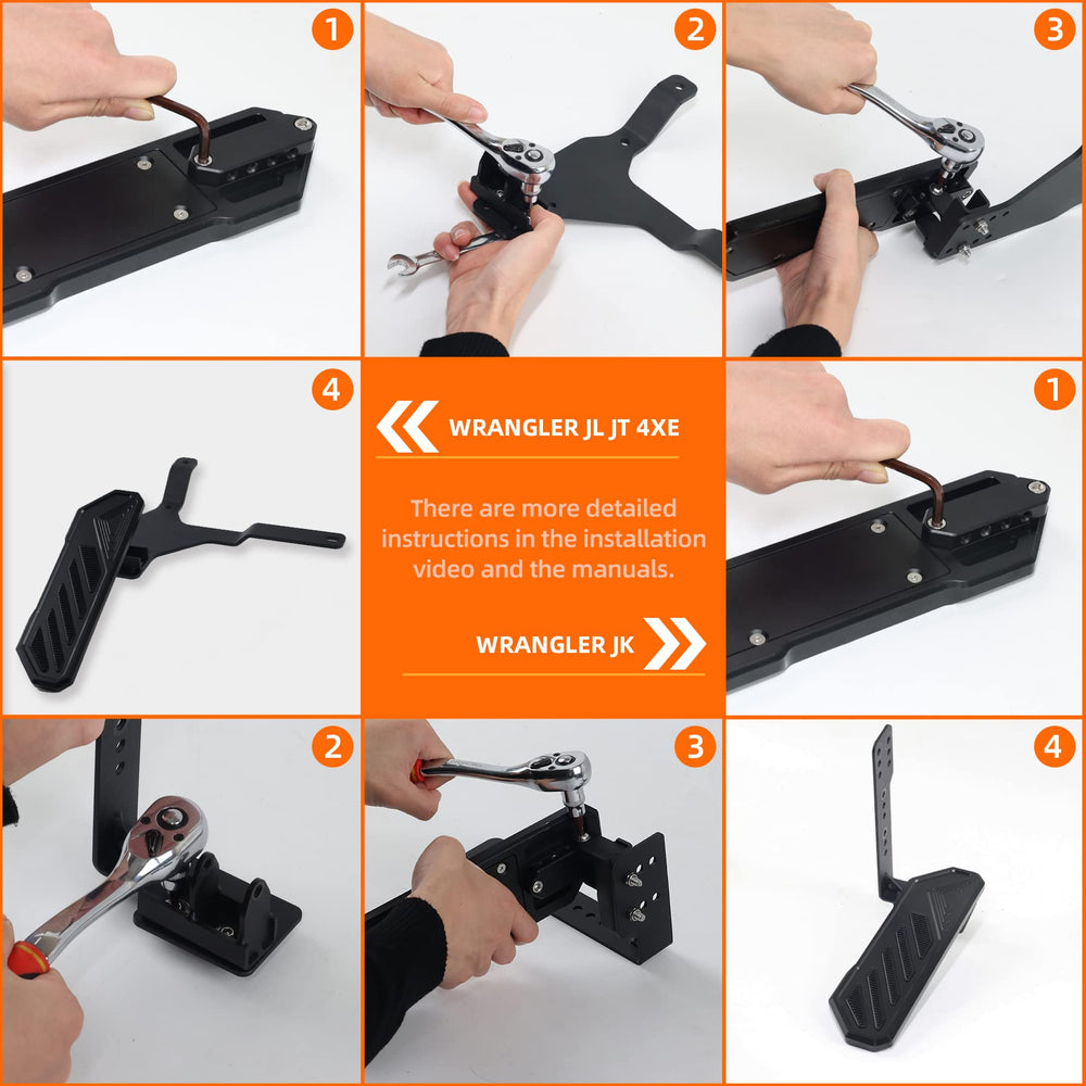 SHEAM Dead Pedal enhances comfort during Jeep drives.