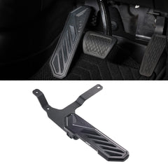 SHEAM Dead Pedal left-side kick panel provides extra foot support for Jeep Wrangler.