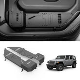 SHEAM metal front door pocket for Jeep Wrangler adds organized storage.