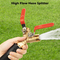 SheeChung lead-free brass body resists rust for year-round outdoor use.