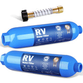 SheeChung RV water filter assembly with inline connection for clean water