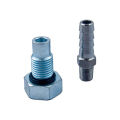 Sheisor 5R55S drain plug with fill adapter facilitates reliable transmission service.