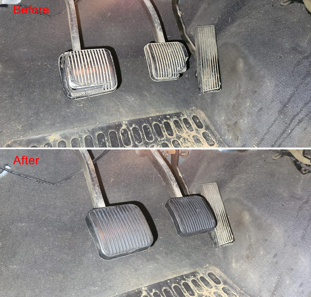 Sheisor pedal pad cover demonstrates easy installation and secure fit