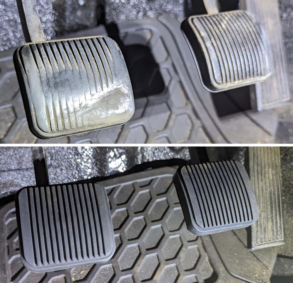 Sheisor pedal pads show wear resistance and durable grip performance