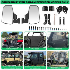 SHEJISI Defender wide field of view offers enhanced viewing for safer driving