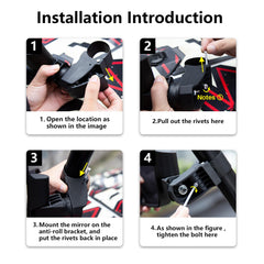 SHEJISI easy-to-follow fit guide for 1.5-2.0 inch roll cages.