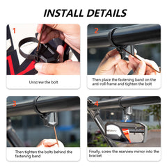 SHEJISI convex anti-glare glass provides clear wide-angle view