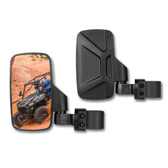 SHEJISI UTV side mirror angle view for safer lane checks