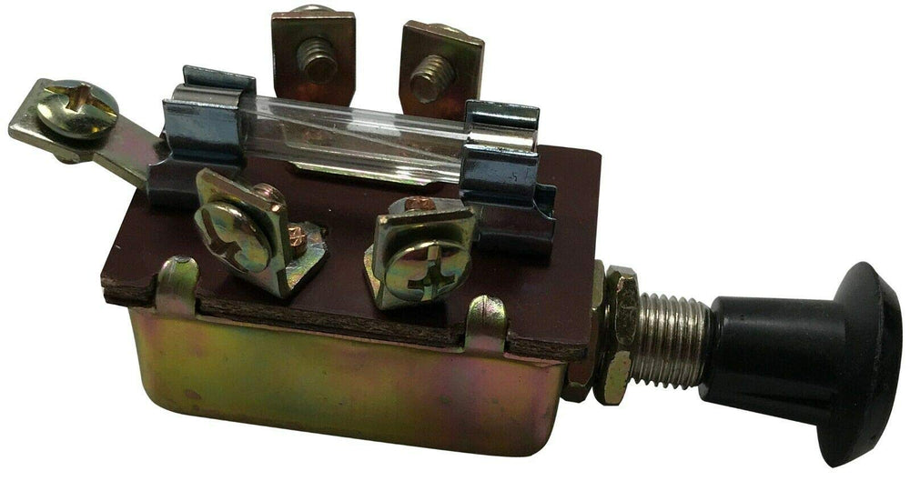 Sherco-Auto universal push-pull switch front view for reliable 12V headlight control