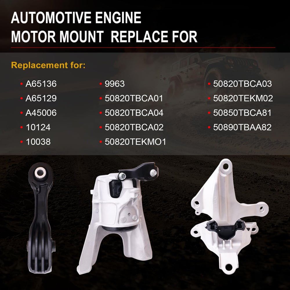 SHERXIBO left transmission mount helps smooth operation and cabin feel