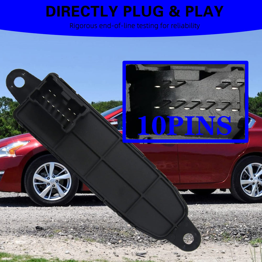 Sherxibo power seat switch plug-and-play 10-pin enables quick replacement
