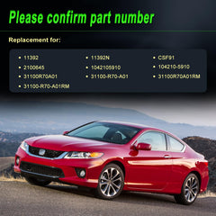 SHICHU brand label on alternator showing 130A rating for compatibility check