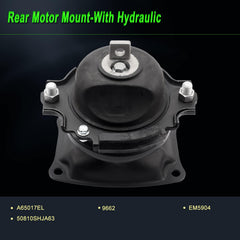 SHICHU engine mount kit packaging shows four mounts for straightforward replacement