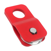 Shiguan Winch Snatch Block 8000lbs box shows sturdy steel build for ATV recoveries.