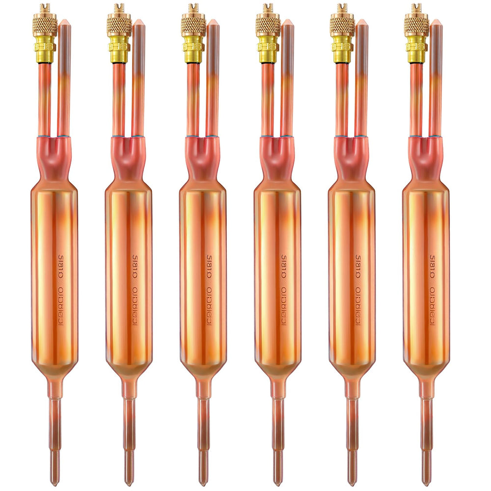 Shimeyao filter drier copper body for moisture removal in refrigeration systems.