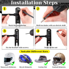 Shimeyao ball-shaped helmet hanger protects helmet shape and profile