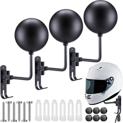 Shimeyao helmet rack wall mount six-pack display for organized garage storage