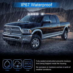 SHINEFIT five-strip LED design delivers brighter truck aesthetics.