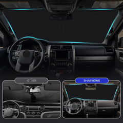 SHINEHOME 4Runner sun shade interior protection for leather surfaces