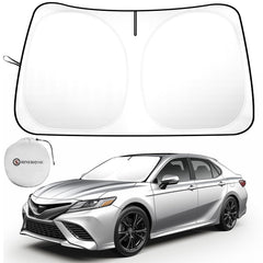 SHINEHOME Camry sunshade front window installed blocks glare and heat for a cooler ride