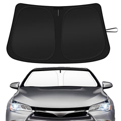 SHINEHOME Camry windshield sun shade front view blocks heat and UV