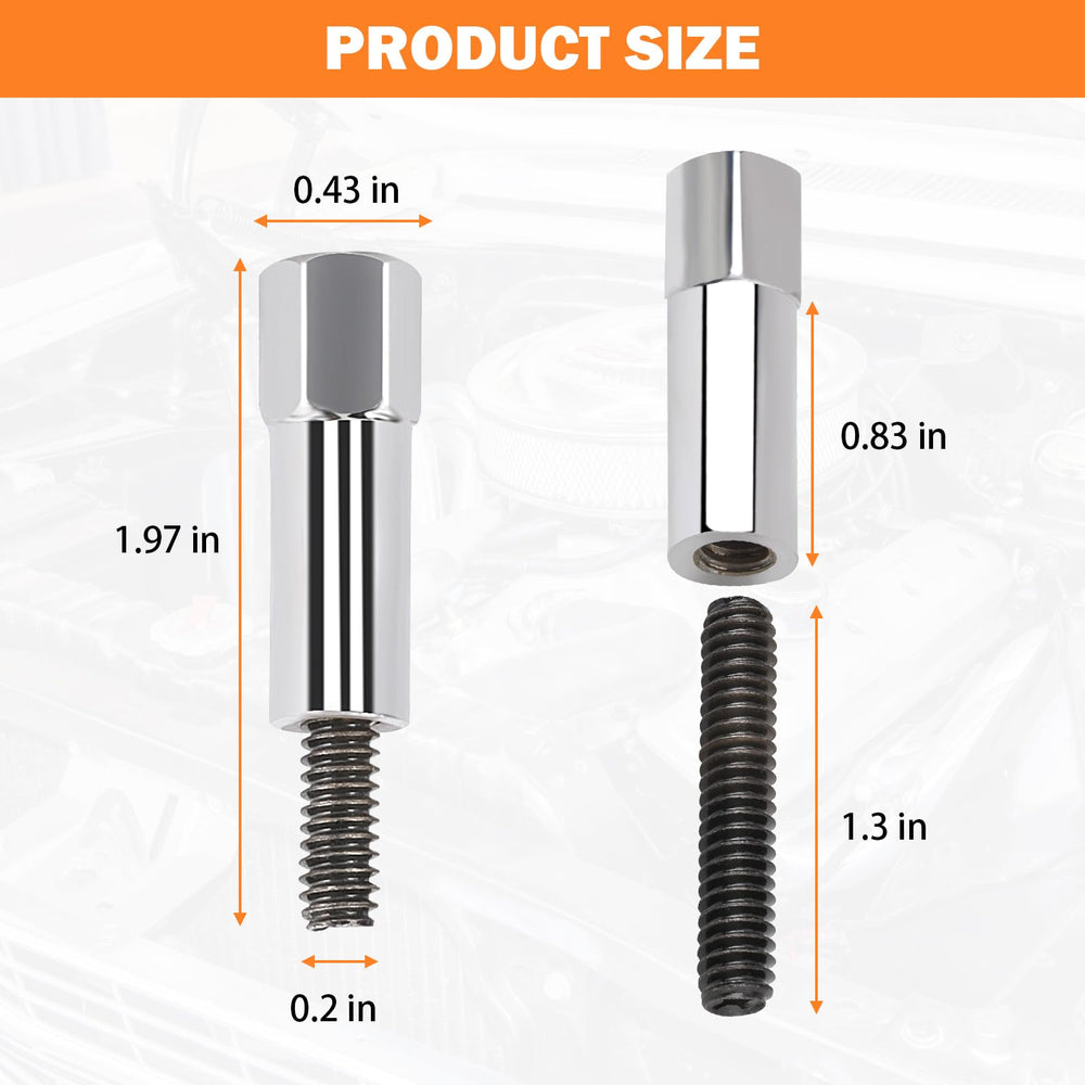 SHINEHOME SBC valve cover bolts kit helps Chevy engines maintain secure sealing.
