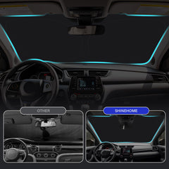 SHINEHOME CR-V sun shade protecting interior surfaces from sun exposure