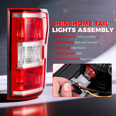 SHINEHOME F150 clear lens tail light with enhanced brightness