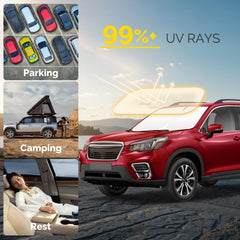 SHINEHOME Forester 210T reflective fabric blocks sun heat