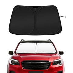 SHINEHOME Forester front windshield sun shade blocks glare for a cooler cabin