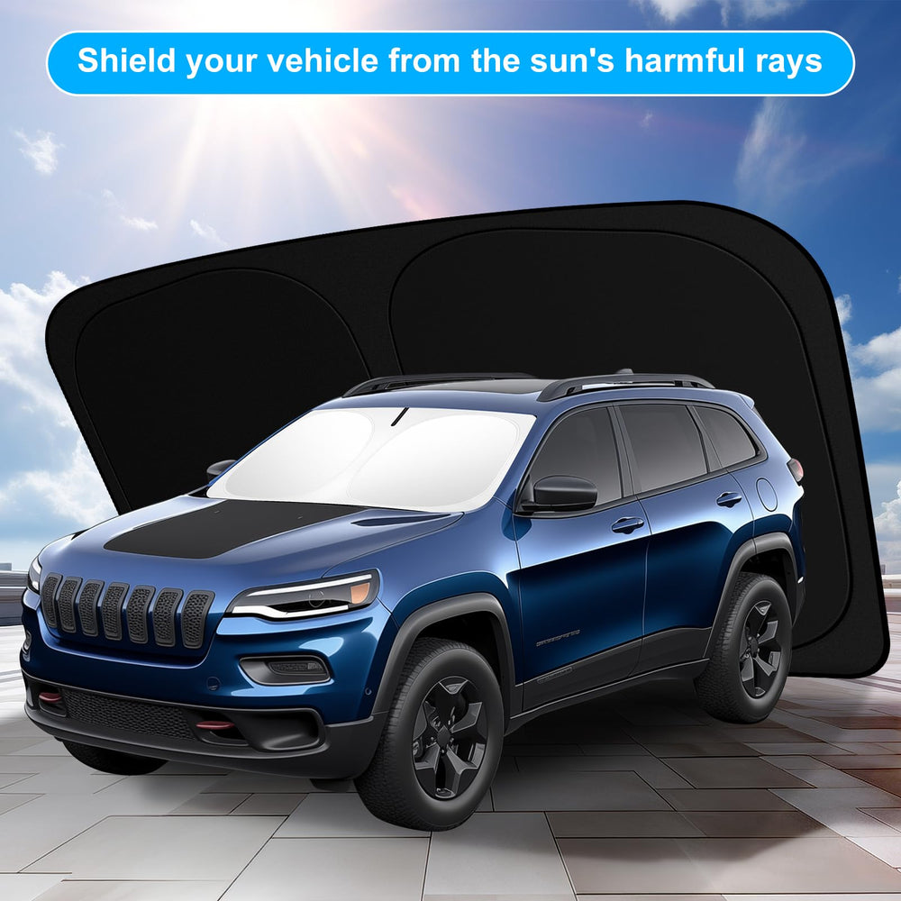 SHINEHOME Cherokee sunshade reduces glare for comfortable driving