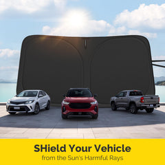 SHINEHOME NX sunshade helps preserve interior by limiting sun exposure
