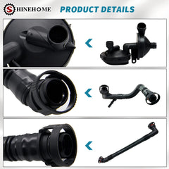 SHINEHOME 3-series hose kit components laid out for easy DIY installation.