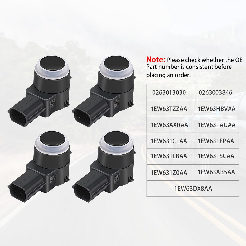 SHINEHOME PDC sensor front bumper enhances forward obstacle awareness