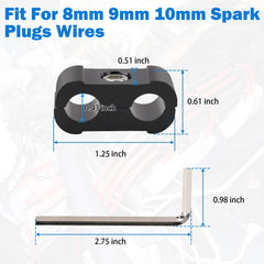 SHINEHOME short wire separators for tidy multi wire routing