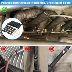 SHINEHOME spark plug wire organizer helps engine bay stay tidy.