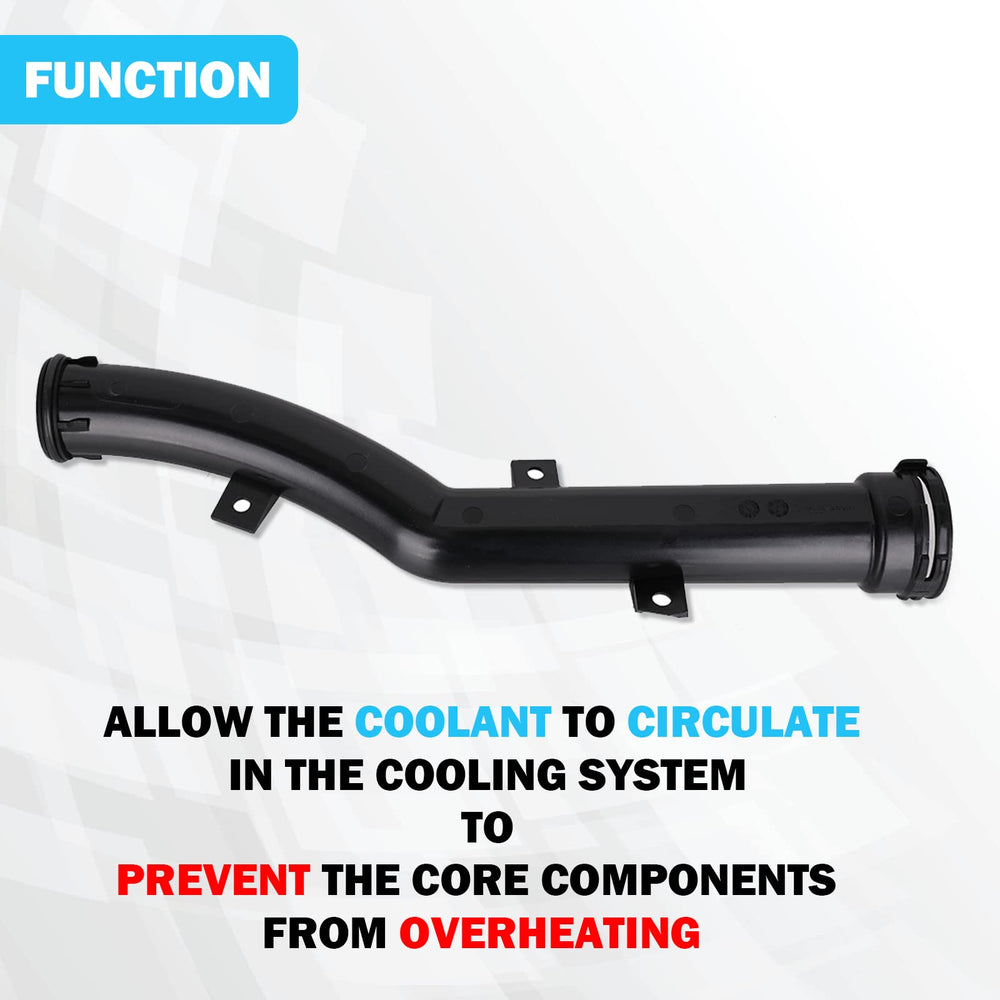 SHINEHOME water pipe between pump and thermostat housing supports smooth coolant flow