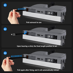 SHINELINERS 65W USB Charger Hub durability and safety features protect devices during travel