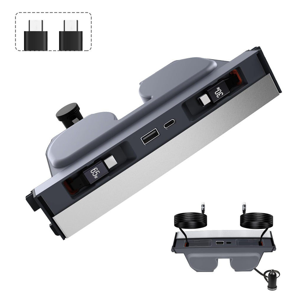 SHINELINERS 65W USB Charger Hub model-y juniper dock delivers seamless charging in Model Y