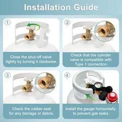 SHINESTAR brass construction for durable, air tight connections