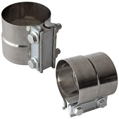 Shineyoo exhaust band clamp closeup 304SS construction for durable joints.