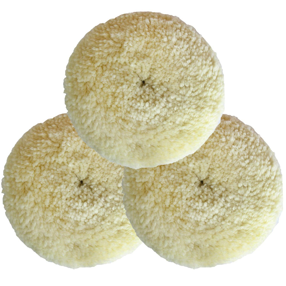 Shineyoo Wool Buffing Pad Kit packaging demonstrates a 5-inch set for fast, precise polishing.