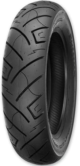 Shinko SR777HD rear tire side view highlighting cruiser stability and traction.
