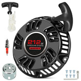 SHIQINHA 212 pull start assembly on engine for reliable starts.