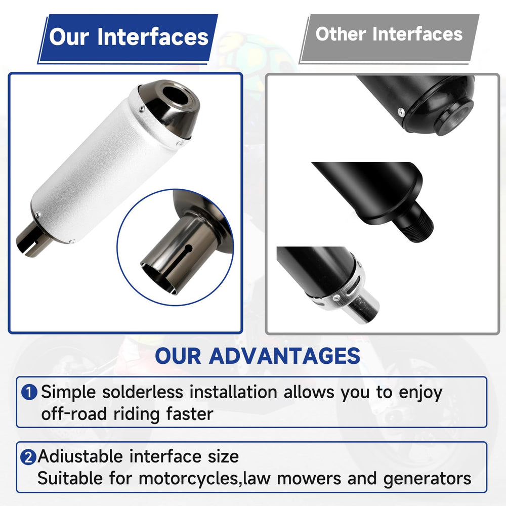 SHIQINHA muffler clamp attachment for secure fit