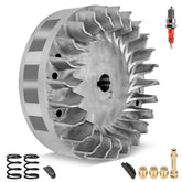 SHIQINHA aluminum 212 hemi flywheel closeup highlighting precision machining for reliability