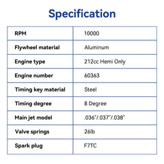 SHIQINHA flywheel with timing key showing quick installation