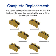 SHIQINHA high-stability brake pads resist deformation during fast descents