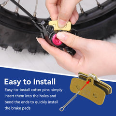 SHIQINHA brake pads installation guides with pins for quick replacement