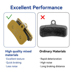 SHIQINHA included spring clip and cotter pins ensure secure pad fit